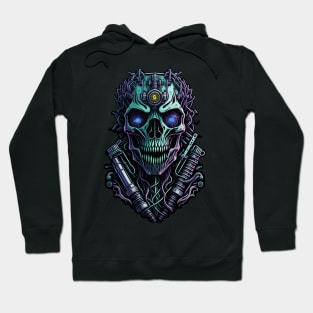 Cyborg Heads S03 D67 Hoodie